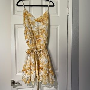 Yellow sun dress, never worn, tags attached, XL - Express